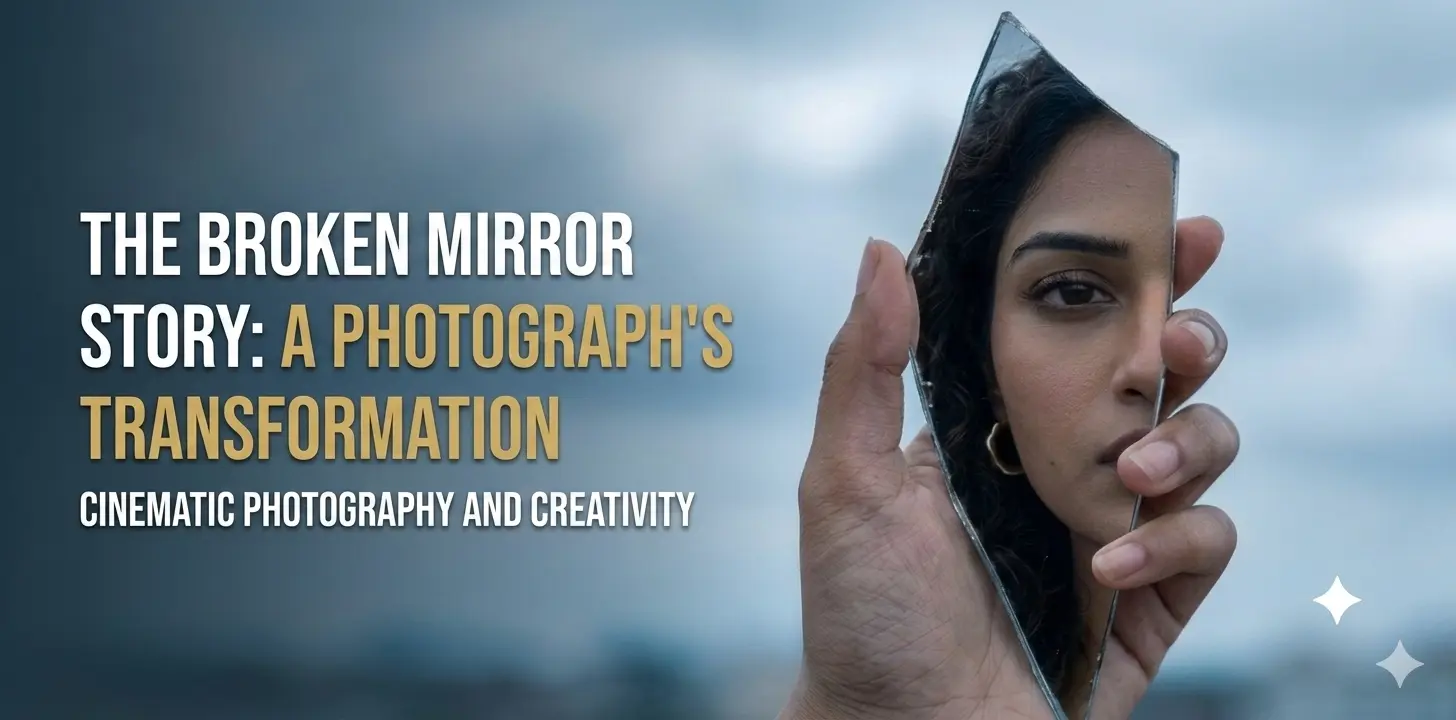 Broken Mirror Portrait Photography