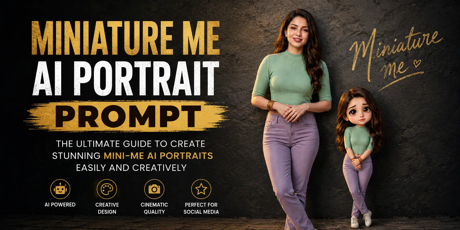 Miniature Me AI Portrait Prompt