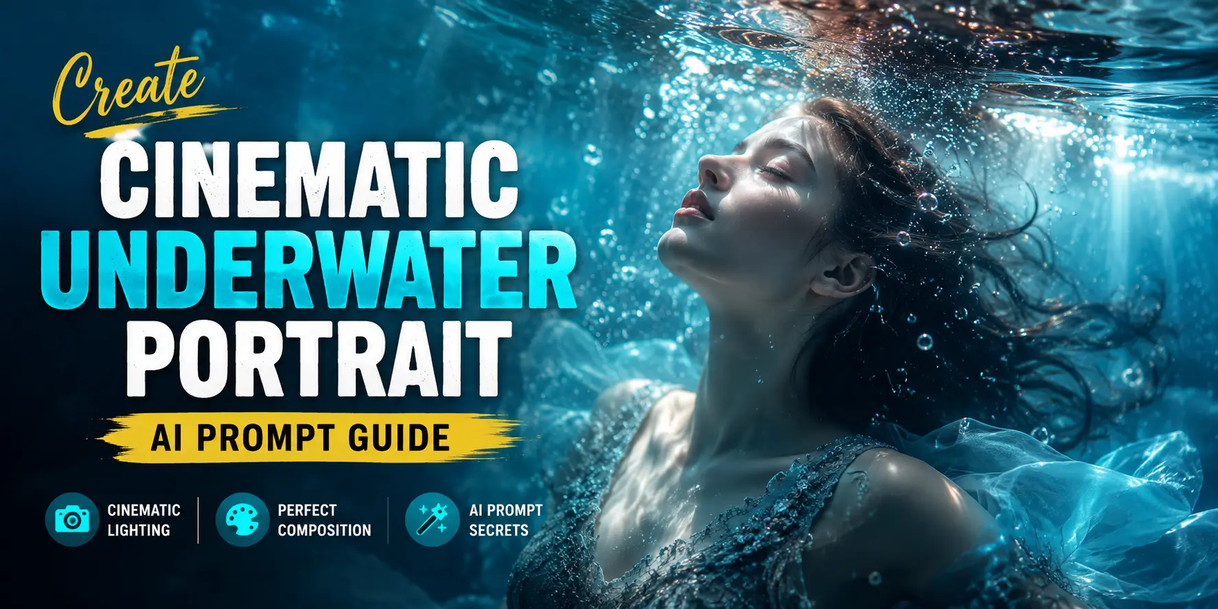 Cinematic Underwater Portrait